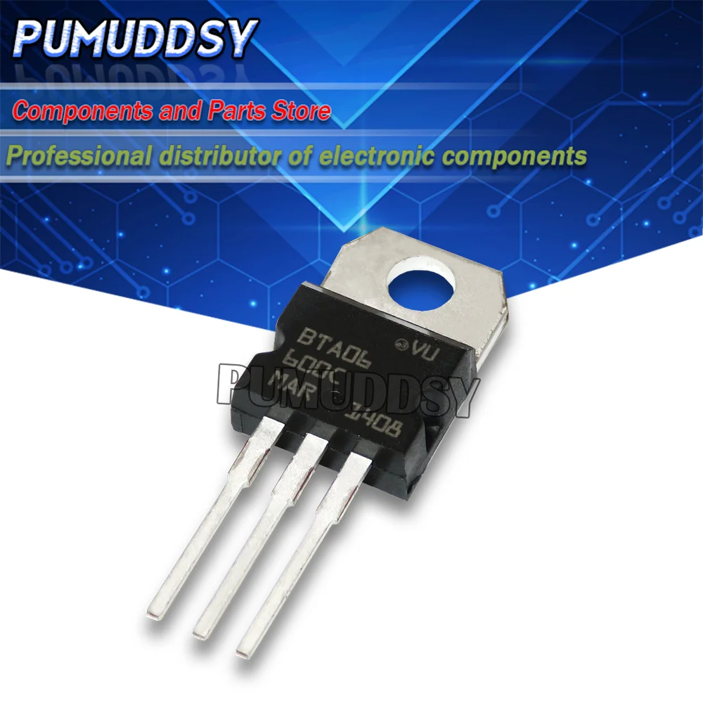 10 шт BTA06-600C TO-220 BTA06-600 TO220 двунаправленный триодный Тиристор IC