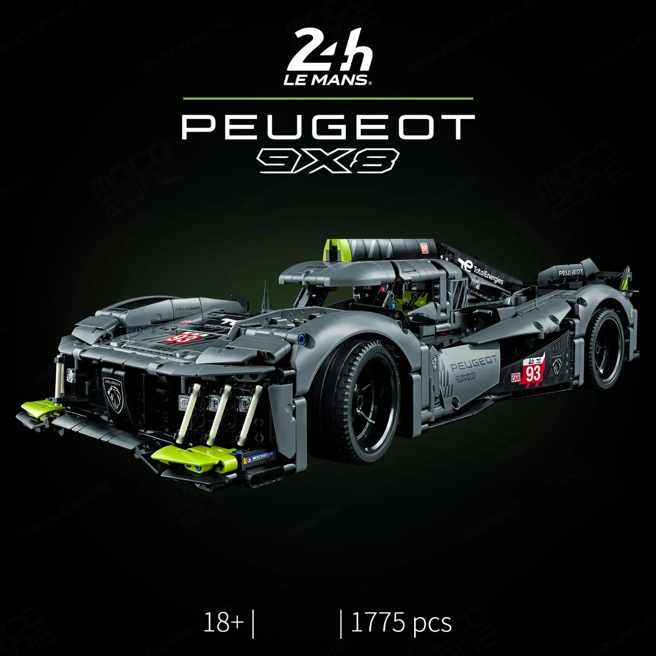 

MOC 42156 Peugeoted 9X8 24H Le Mans Hybrid Hypercar 42154 Forded GT Bricks Building Blocks Toys For Children Gifts