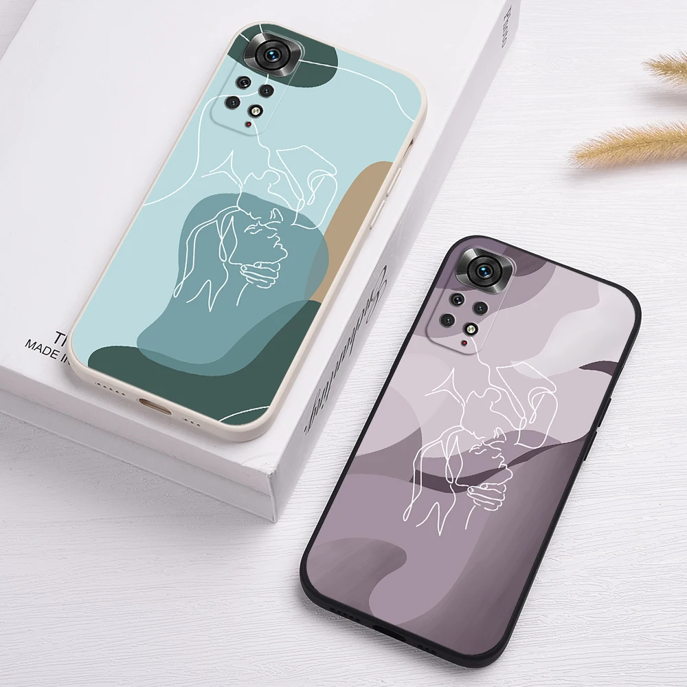 

For Xiaomi Redmi Note 11 Pro Plus Case Watercolor Graffiti Silicone Phone Case For Redmi Note 11S 11T 10S 10T 9T 9S 8 7 10 9 Pro