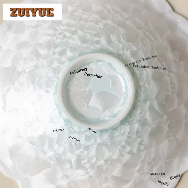 Подставка для чайника Gaiwan с градиентной фиолетовой кристаллической глазурью, коврик-подставка от ожогов, сухой коврик для пузырьков, подставка для чайного столика, подставки под чашки, украшения для чайного сервиза (art.: 3920da83db43d) - 3920da83db43d