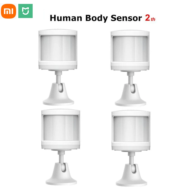 

Датчик движения Xiaomi Mi 2, сенсор для чувствительности человеческого тела, освещения, темноты, кронштейн датчика, Bluetooth сетка, работает с Mi home Mijia