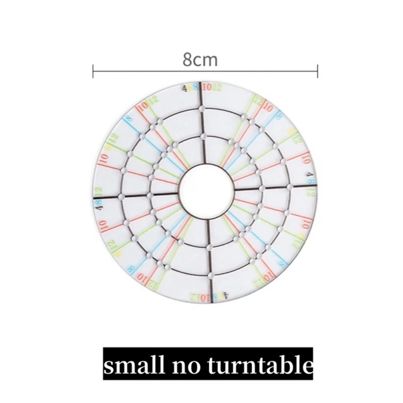 Акриловая круглая линейка для рисования Aliquot гравировки глины маркировочная