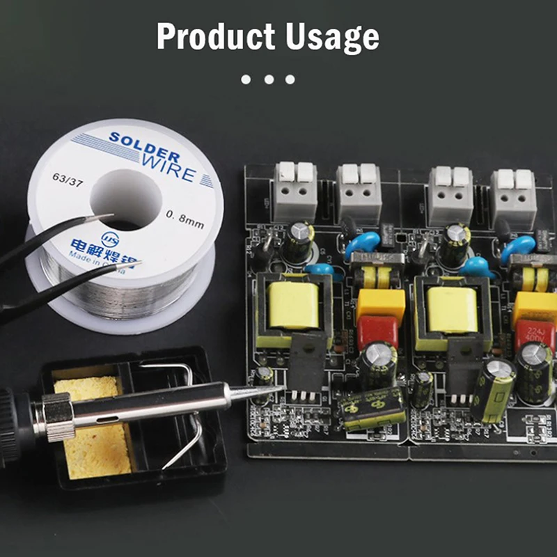 50g Welding Solder Wire High Purity Low Fusion Spot 0.8/1mm Soldering Roll Lead Tin Melt Rosin Core |