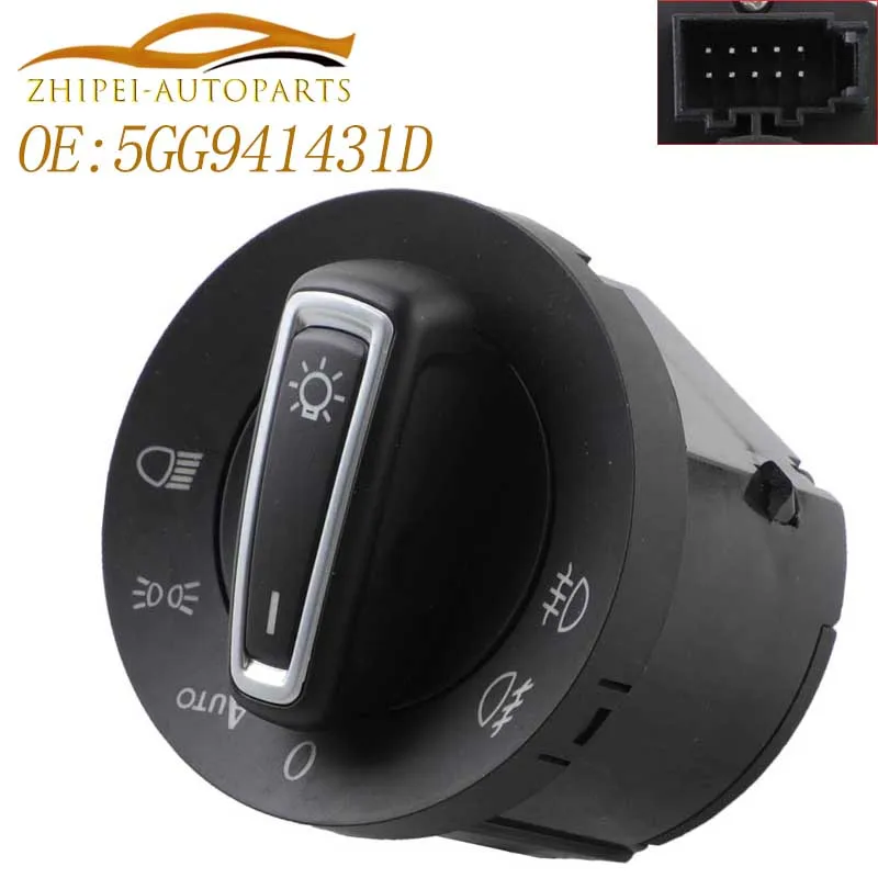 

5GG 941431 D 5GG 941431 Автоматический переключатель фар, автоматическая ручка контроллера автомобиля 5GG 941 431 D, подходит для Volkswagen Golf 7 MK7