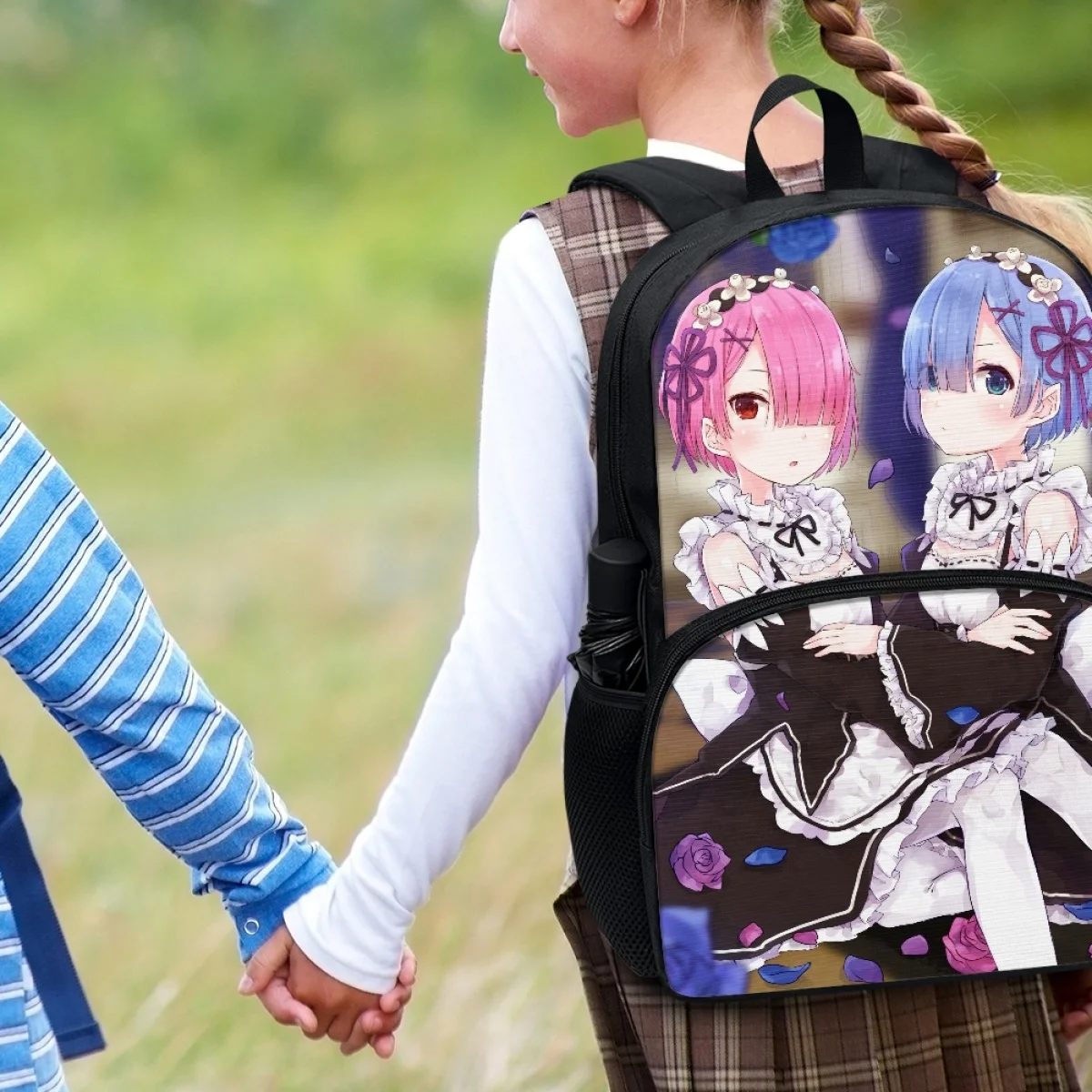 FORUDESIGNS Re Zero - Starting Life in Another World College Students Back to School Bags Boy Girl Fashion Teens Books Backpacks