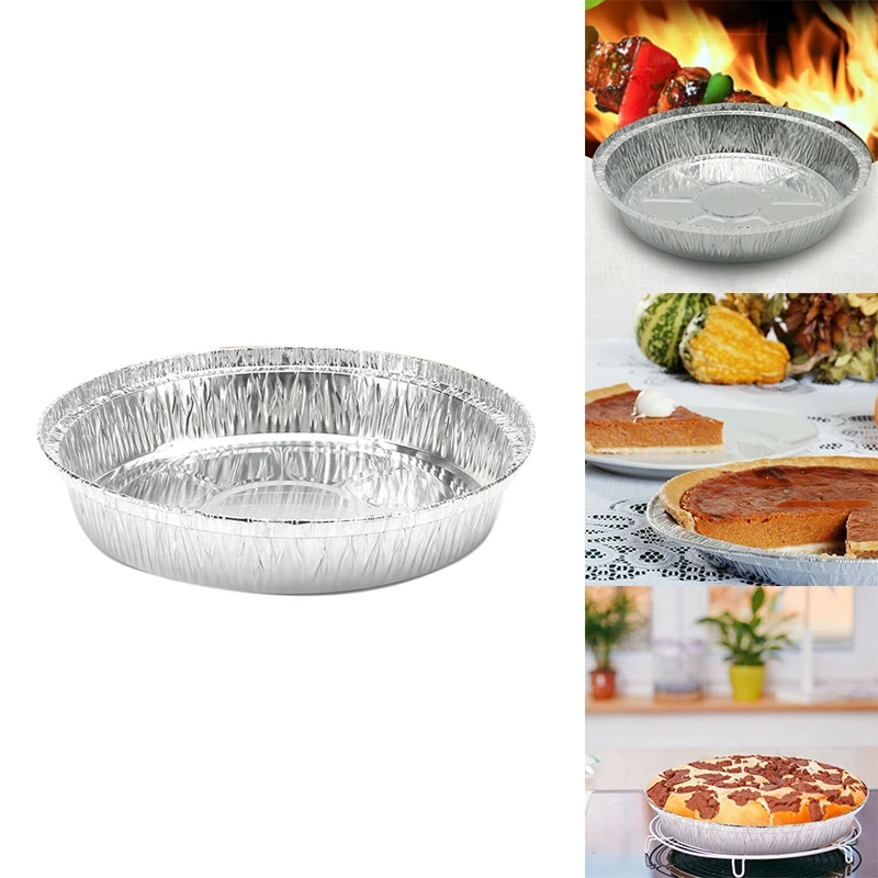 

Круглая алюминиевая фольга для барбекю, 50 шт.