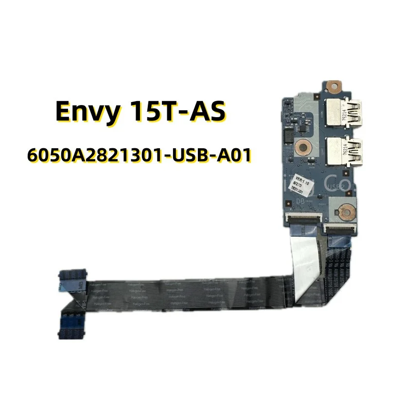 USB-плата с кабелем для HP Envy 15-AS 15T-AS TPN-I125 кнопка переключения питания 6050A2821301