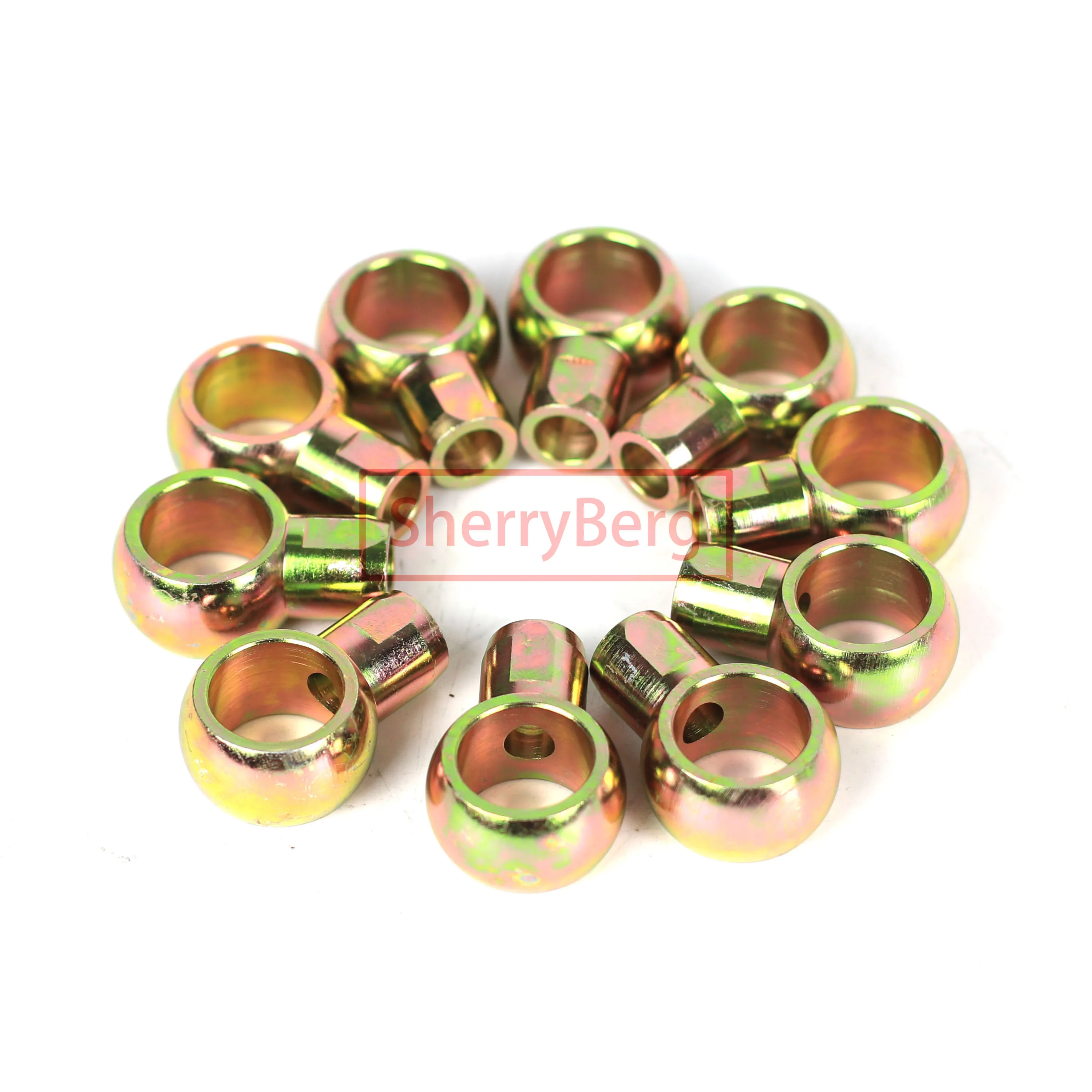 SherryBerg Набор из 10 (10 шт.) фитингов FUEL UNION INLET для WEBER EMPI DCOE BANJO FITTING 40 45 48 50Dcoe EMP