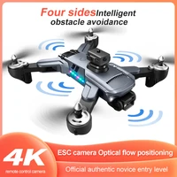 new k7 drone 5g wifi 4k hd professional camera led light 2 4g signal 3 axis anti shake gimbal esc with optical flow quadcopter