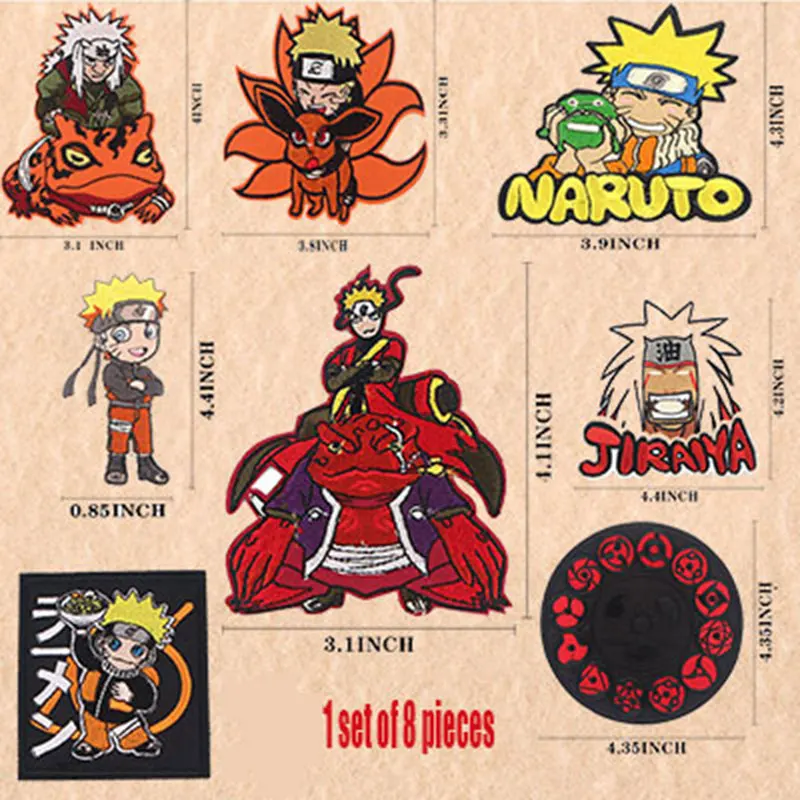 

Japan Anime Patch Наруто нашивка на одежду Free Shipping Products From Aliexpress термонаклейка на одеждy Embroidery Logo Badge