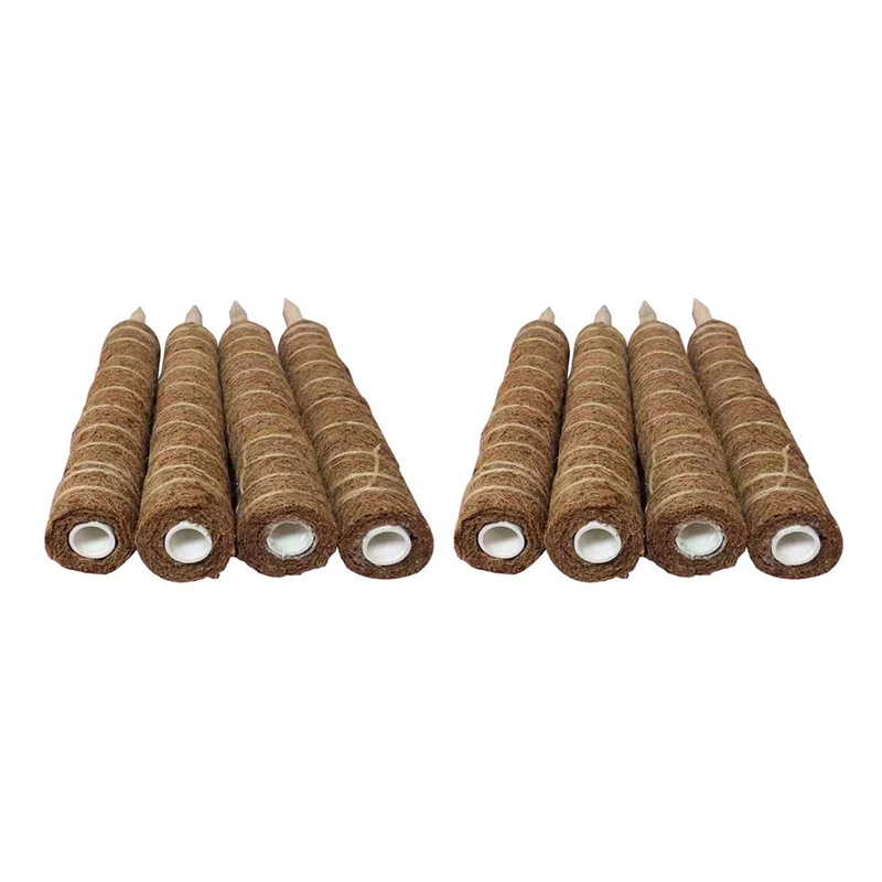 

Coir Totem Pole, 17,7 дюйма Coir Moss Stick Coir Moss Totem Pole для наращивания растений, 8 упаковок