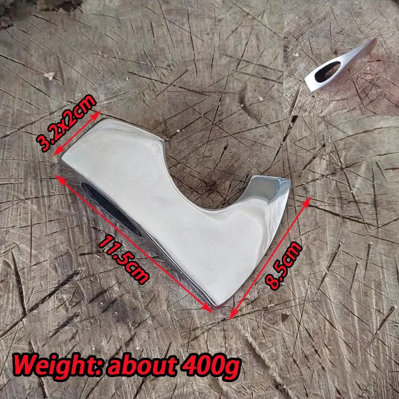 Ковка на открытом воздухе, топор викингов, аксессуары для топора для выживания в кемпинге, многофункциональные топоры для измельчения дров, костные топоры без ручки дэниэл маккой дух викингов введение в мифологию и религию скандинавии