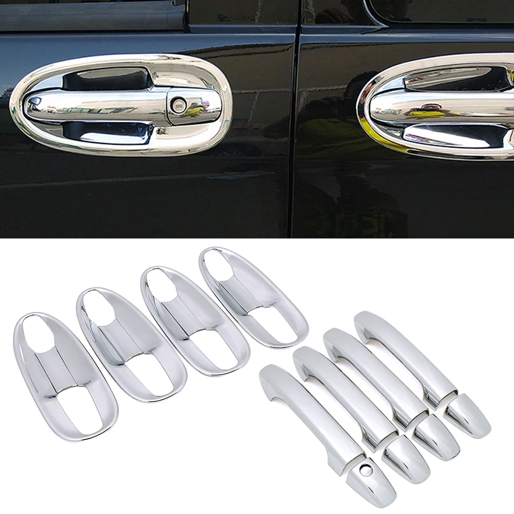 

For Mercedes Benz Vito W447 V-Class 2014 2021 Car Exterior Side Door Handle Bowl Cover Trim Chrome Garnish Sticker Anti Scratch