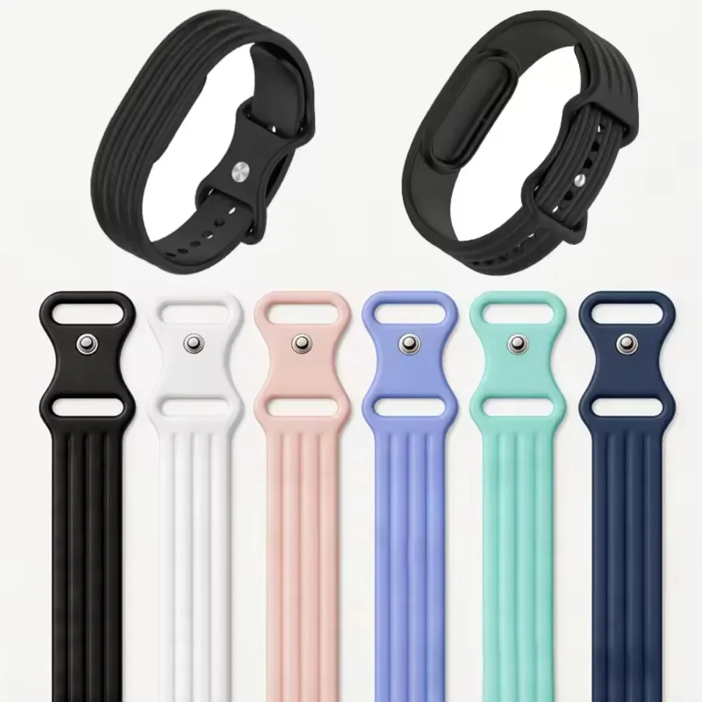 Фото Нейлоновый+силиконовый ремешок-петля для Google Fitbit Air, официальный спортивный дышащий браслет, сменный ремешок для Google Fitbit Air №2