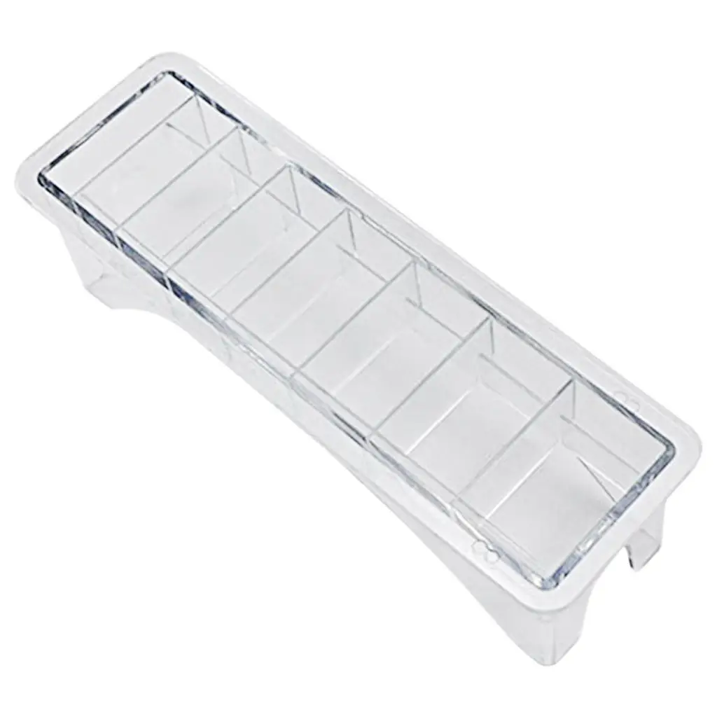 

Guide Comb Organizer Universal Container Storage for Barber Salon Barbershop Plastic Transparent Hair Clipper Guide Comb Rack