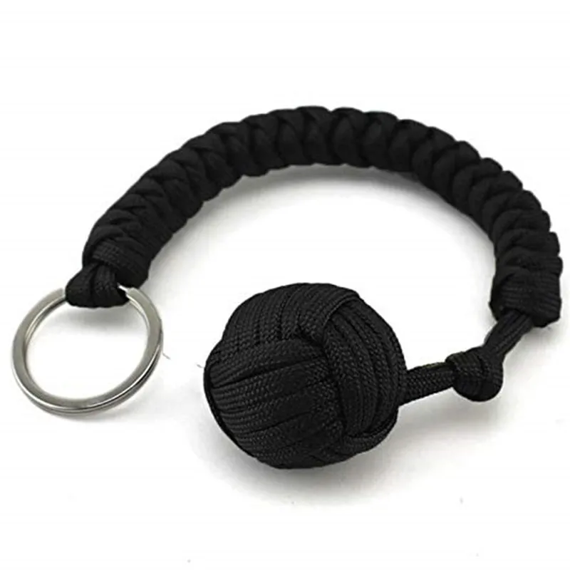 

1P Outdoor Survival Safety Rope Self-Defense Steel Ball Broken Glass Escape Travel Women's Night Camping Safety Tool Climb Rope