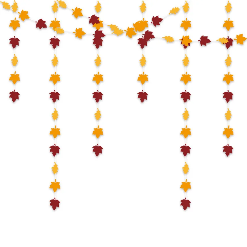 

Бумажный осенний баннер "Тыква и Кленовый Лист"