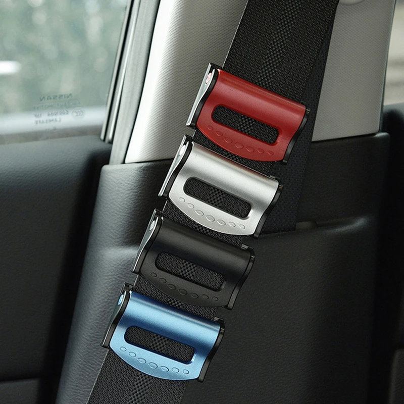 2Pcs Car Seat Belt Clip Anti-skid Buckle Comfort Limiter Fixed Belt For Car Interior