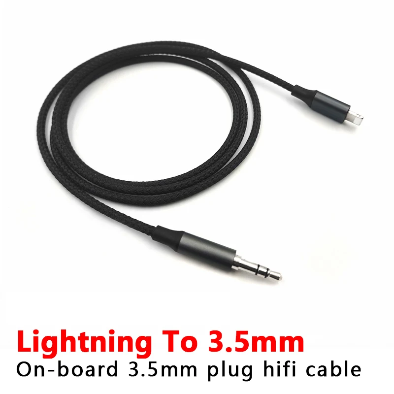 

Earmax 1M AUX Audio Cable Lightning Plug 8-pin to 3.5mm Jack Car Audio Expansion Connector is For iPhone 11/12/13Pro