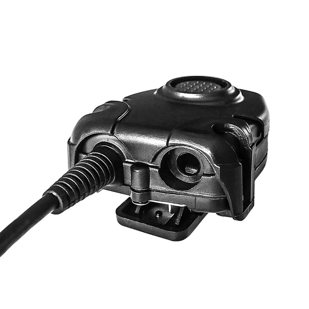 Tactical Throat Headset Outdoor Portable Neckline Tactical Throat Microphone Vacuum Sound CS Headset +tactical PTT U94 PTT