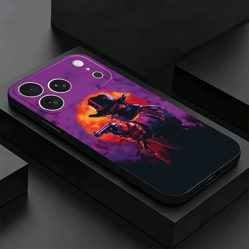 Фото Чехол для телефона Red Dead Redemption для iPhone 17 Air, 16, 15 Plus, 11, 14 Pro Max, 17E, 16E, 13, 12, 7, XS, X, 8, SE с индивидуальным дизайном №3