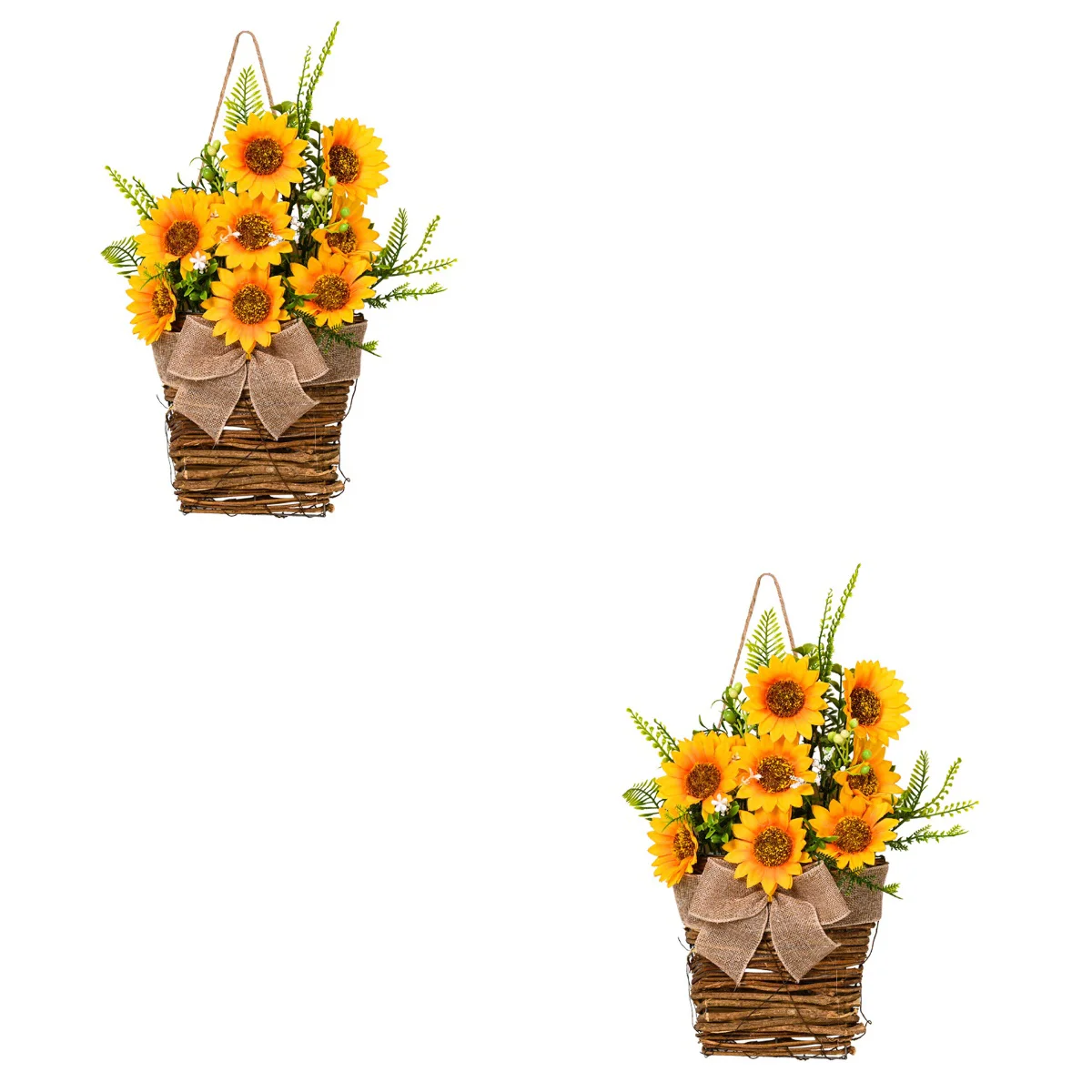 

Door Sunflower Wreath Wreathsfront Welcome Garland Summer Hangings Wall Spring Christmas Farmhouse Decor Décor