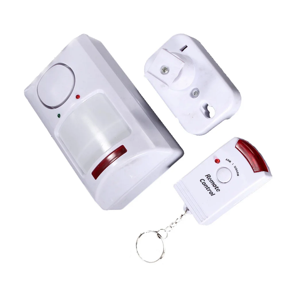 

Long-range 2 Remote Controls Wireless Pir Motion Sensor Alarm Shed Home Garage Caravan Infrared Detector