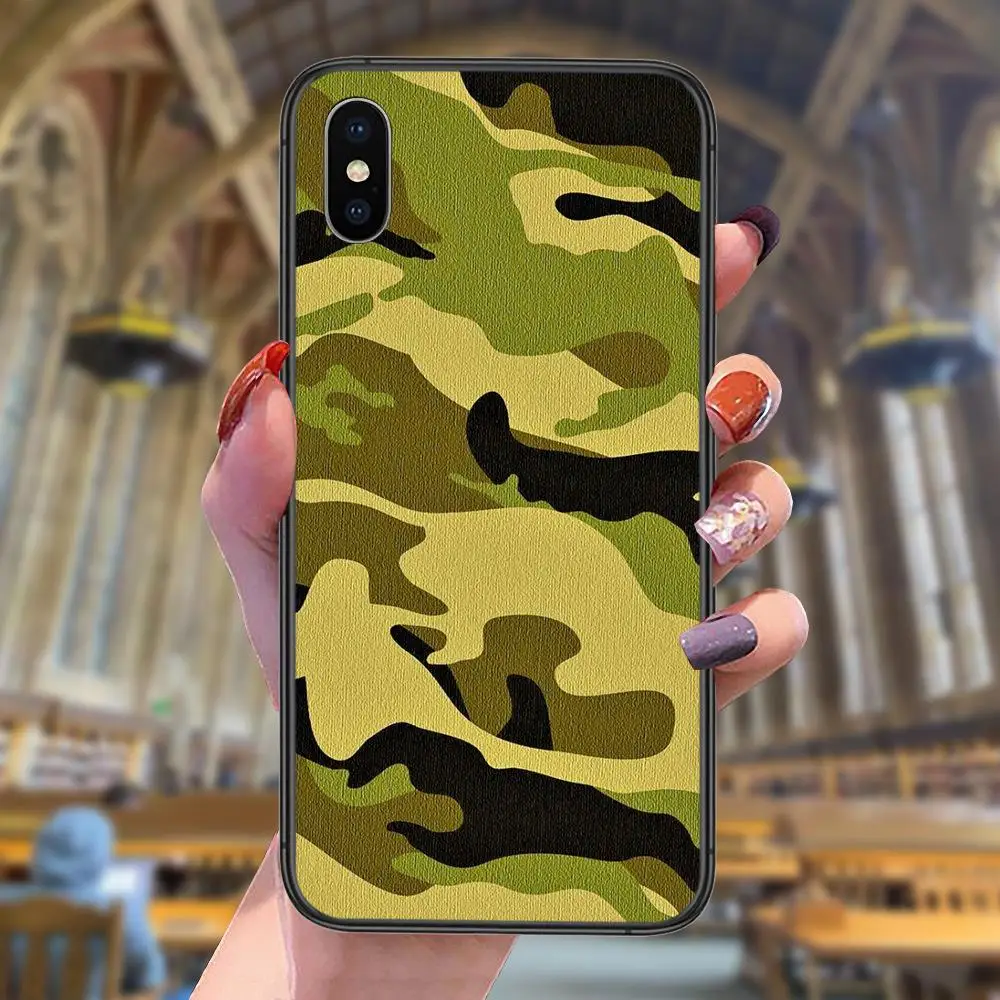 Super Cheap For Redmi K40 9C Nfc 9A 8A 7A K30S K30 Pro Plus 5G Army Camo Camouflage TPU Phone Cases Cover images - 6