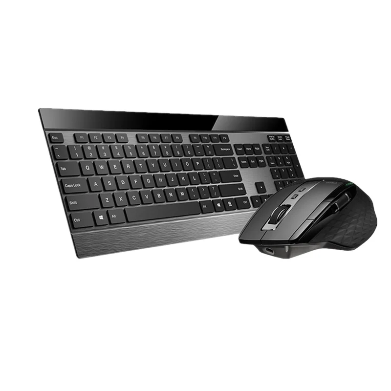 

For Rapoo Multi-mode Wireless Slim Metal Keyboard & Rechargeable Laser Mouse Combo 3.0/4.0 & 2.4G Switch between 4 Devices