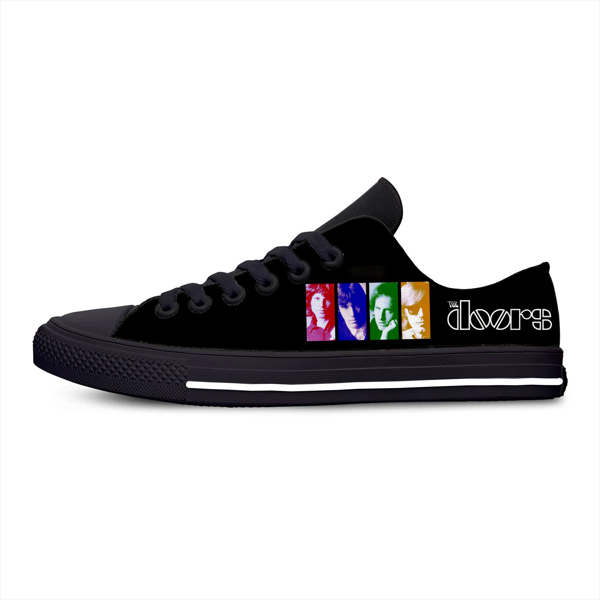 

Rock Band Doors Hot The Cool Fashion Casual Cloth Shoes High Quality Breathable Lightweight Sneakers 3D Print For Men Women