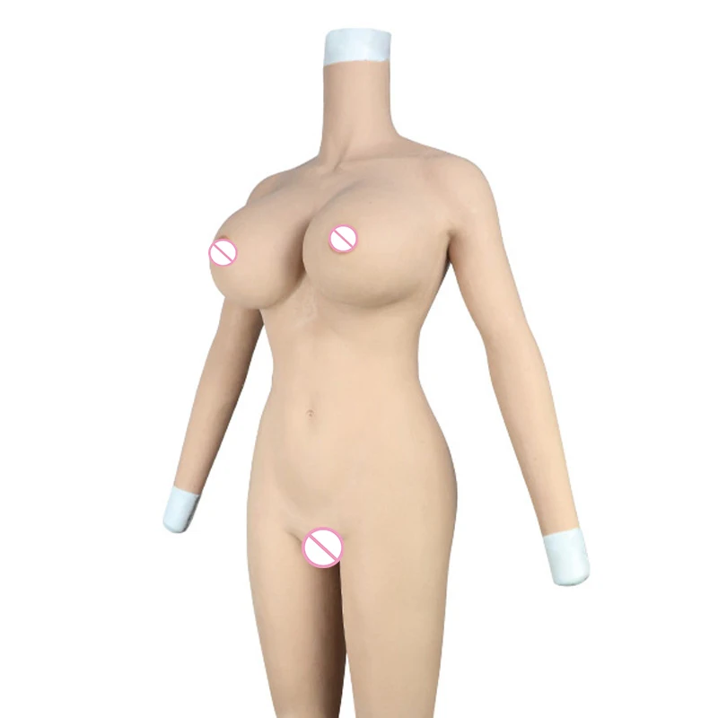 Реалистичное боди силиконовая грудь с ручкой чашка H женский костюм