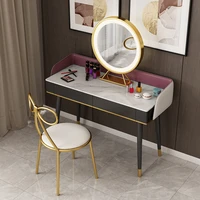 80 100 120cm dressing table with mirror simple dressing table with light drawer bedroom vanity desk for ladys bedroom furniture
