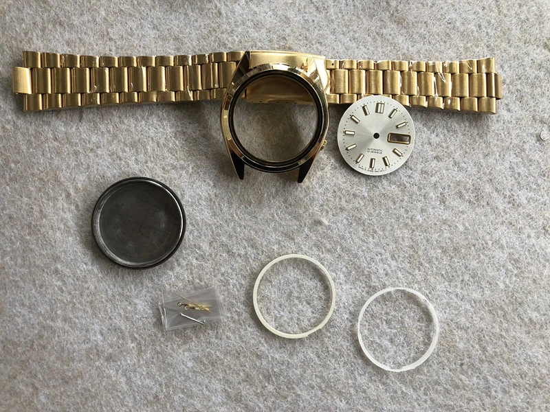Набор аксессуаров для часов 35 мм, подходит для часов Seiko 7009 с механизмом 7s26A, из нержавеющей стали, включает циферблат, корпус, стрелки и браслет.