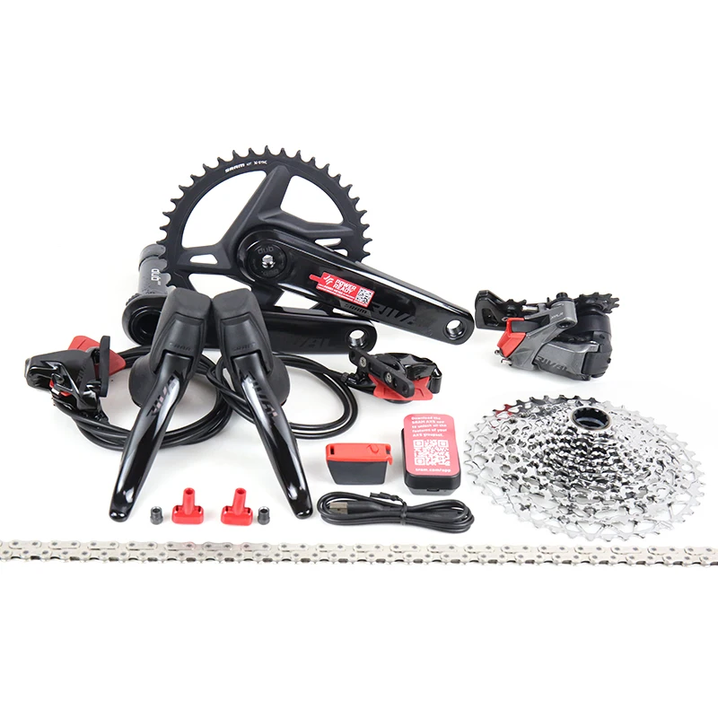 

SRAM RIVAL XPLR AXS ETAP 12 Speed Road DUB Hydraulic Disc Brake Shifting Groupset Wireless Electronics Derailleur Bicycle Part