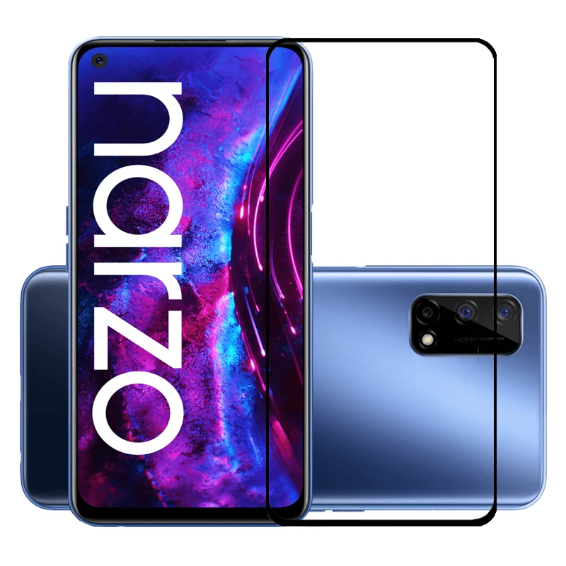 

Защитная пленка для экрана с полным покрытием для REALME NARZO 30 PRO, защита от царапин, закаленное стекло для REALME NARZO 30 PRO 5G