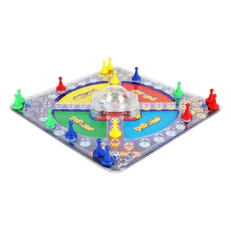 

Flying Chess Game Airplane Flight Chess Family Game Toy 3D Fun Table Board Games For Family With Four Colors