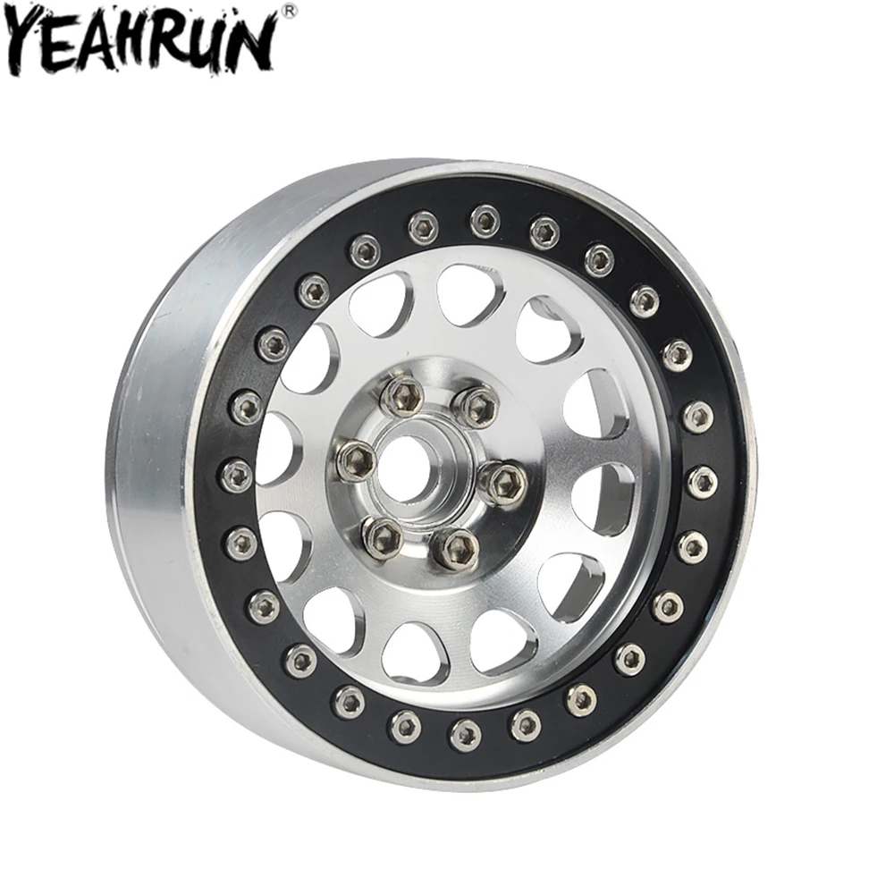 

YEAHRUN Metal 2.2 Beadlock Wheel Rim Hub for 1/10 RC Crawler Car Axial SCX10 D90 Wraith Traxxas TRX4 Upgrade Parts