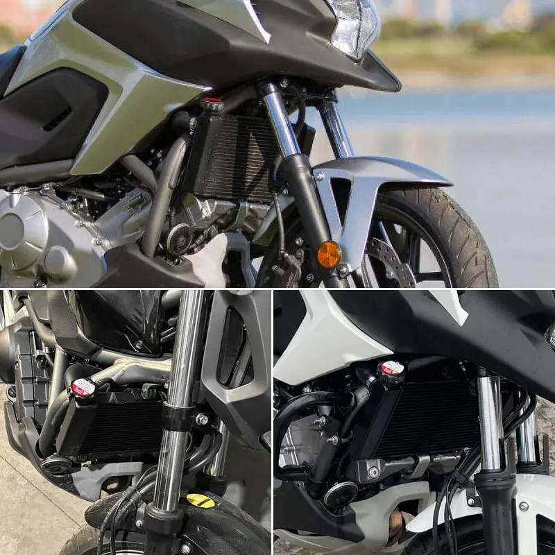 Радиатор охлаждения двигателя для мотоциклов Honda NC700 NC700S NC700SA NC700SD NC700X NC750S NC750X ABS DCT, алюминиевый, черный (art.: 3920d7df4ff84) - 3920d7df4ff84