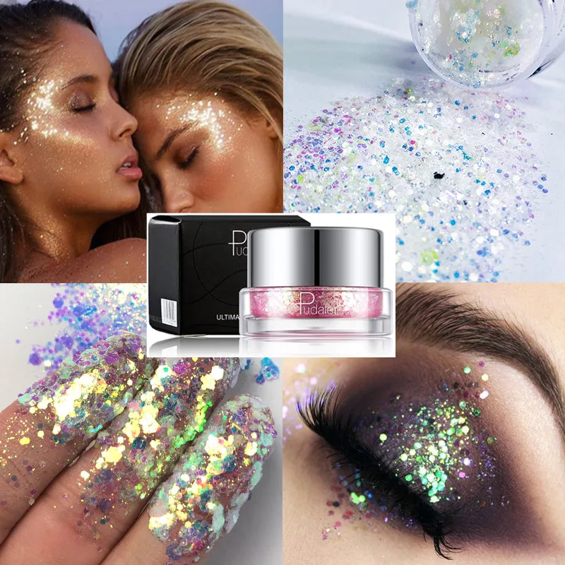 Ful Face Eyes Lip Body Glitter Nails Diy Cosmetic