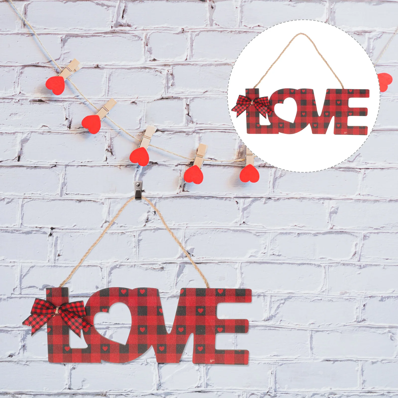 

Sign Valentine Day S Hanging Decoration Door Love Wall Front Yard Signs Welcome Wooden Porch Party Supplies