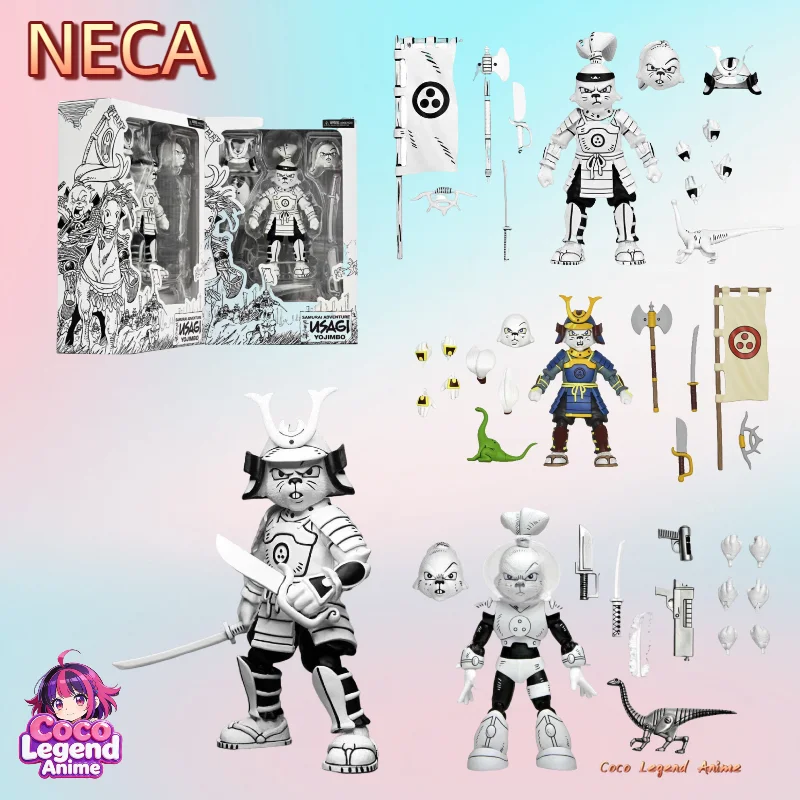 Фото В наличии: Фигурка NECA 54346 Space Rabbit Teenage Mutant Ninja Turtles Samurai Usagi Yojimbo Rabbit Ronin, модель, игрушка, подарок №1