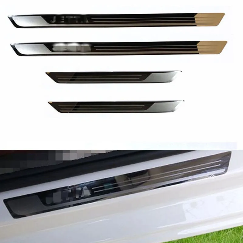 

For Volkswagen Jetta2013-2017 Welcome Pedal Threshold Strip JETTA Decoration Modification Scratch Resistant Trim Panel