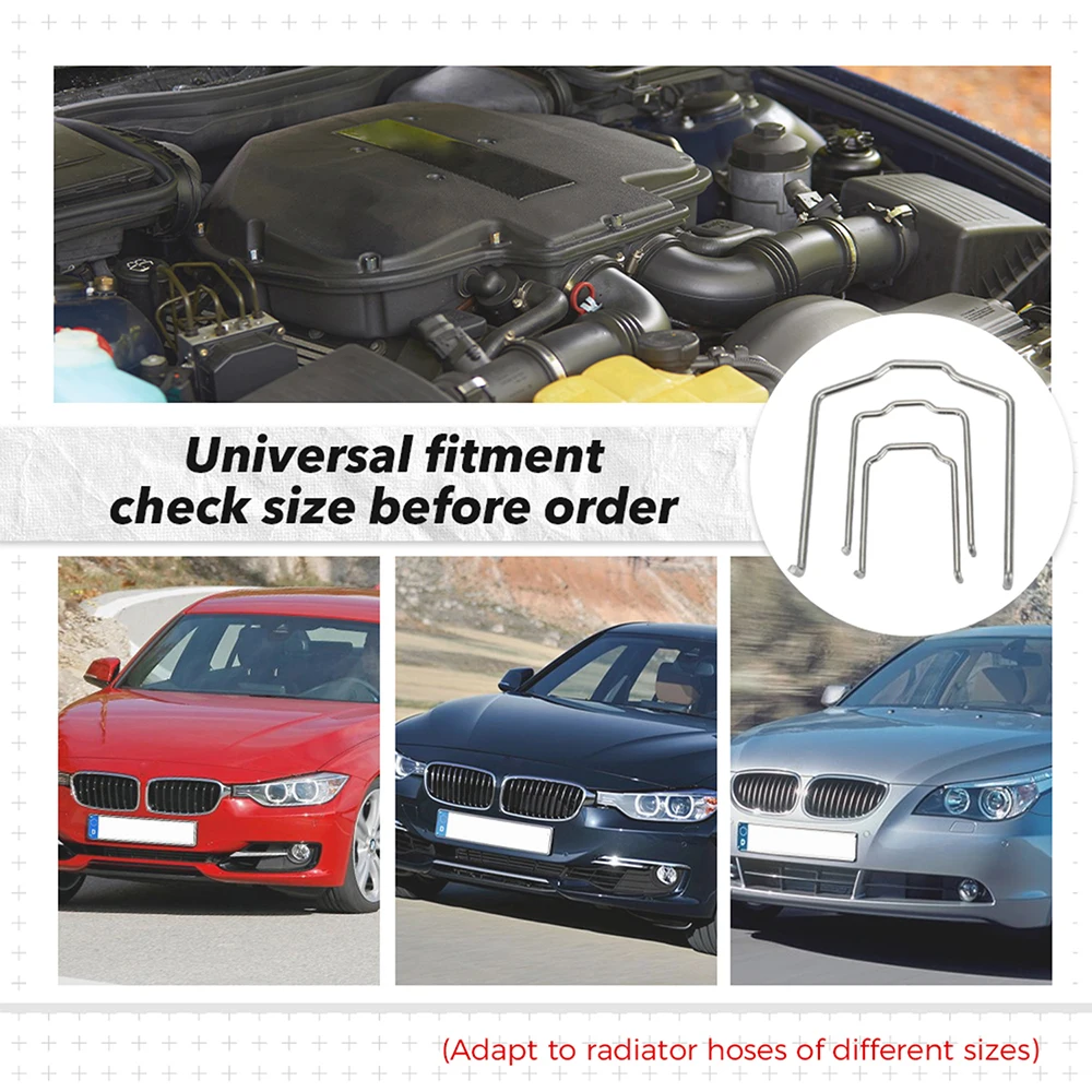 3 шт. пружинный зажим для шланга радиатора BMW E39 E38 E60 E90 745Li X5 E46 325i 328i M3 540i 740iL 740i