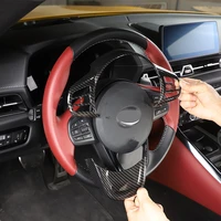 for toyota supra gr a90 2019 2022 car styling steering wheel frame abs car interior modification accessories