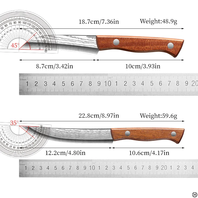 1/2 шт. кухонный нож из нержавеющей стали