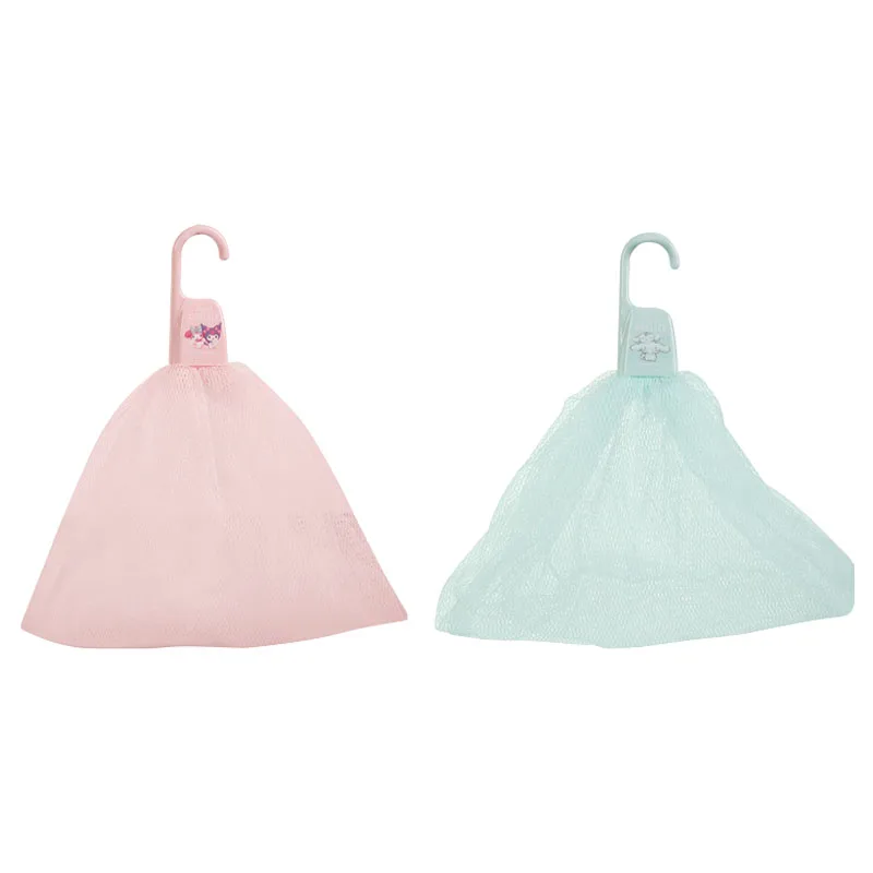 

Sanrios Cinnamoroll My Melody Kuromi Kawaii Anime Peripheral Foaming Mesh Facial Cleanser Foamer Bubbler Soap Bag Bath Flower