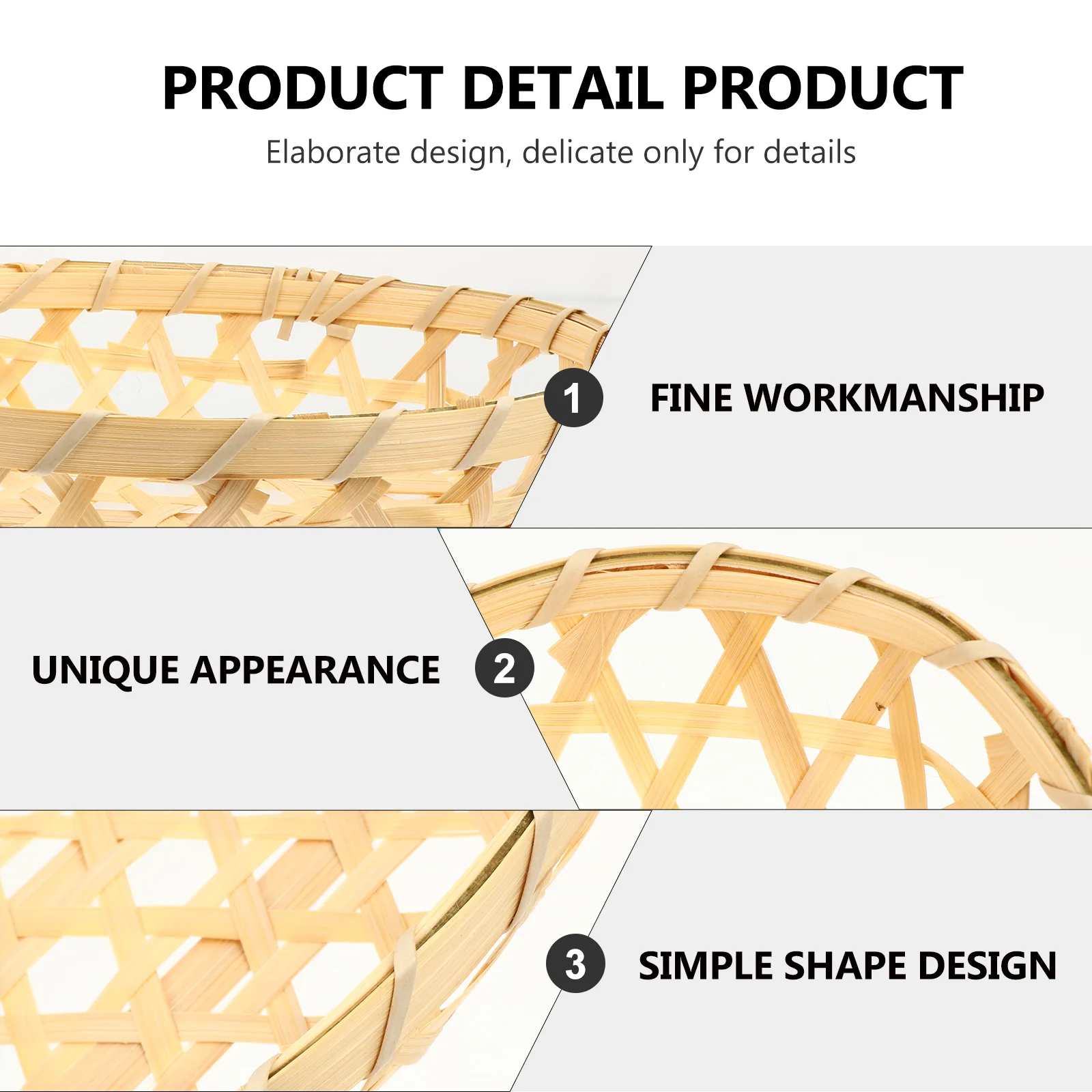 3 шт. плетеная корзина из бамбука |