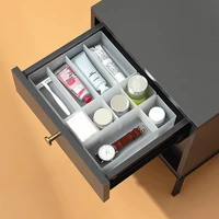 plastic makeup organizer cosmetic organizer for bathroom dresser bedroom auto compartment storage box student storage tray