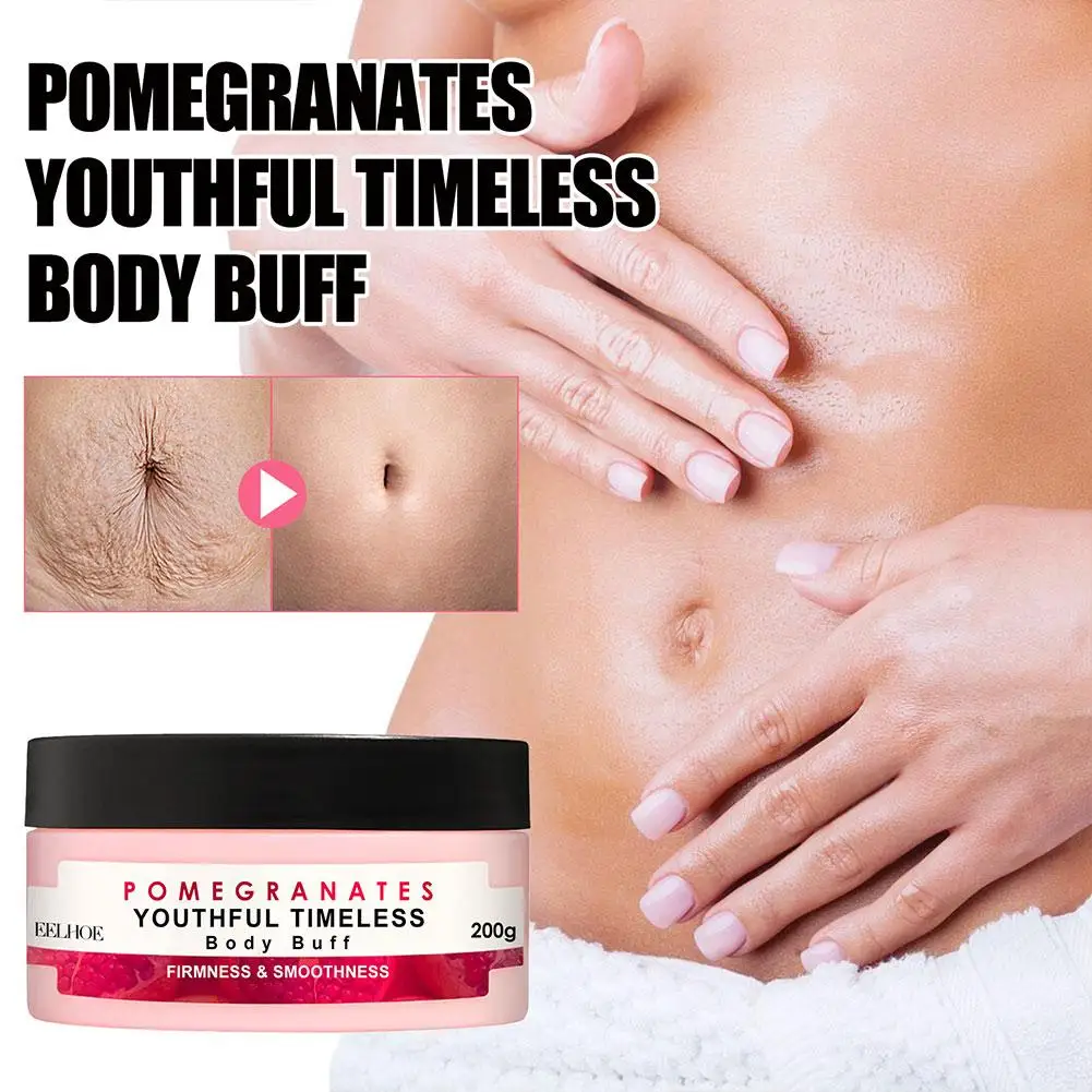 

200g Pomegranates Exfoliating Gel Dead Spot Remover Moisturizer Gentle Scrub Care Whiten Repair Brighten Skin Peeling Hydra G7V2
