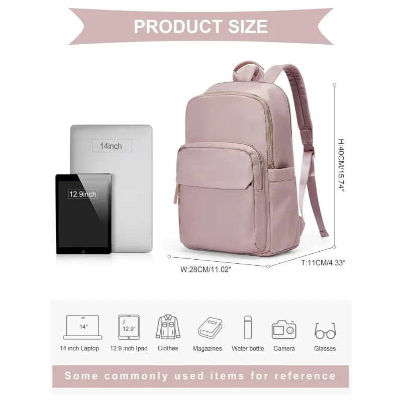 Женский рюкзак для отдыха рабочий женский дорожный элегантный простой